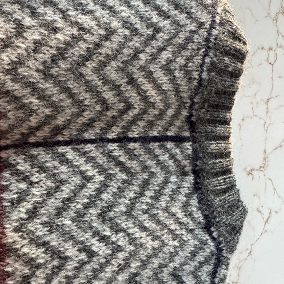 Vintage Filene's The Men's Store Shetland Wool Grandpa Sweater Vest / medium - Picture 5 of 8